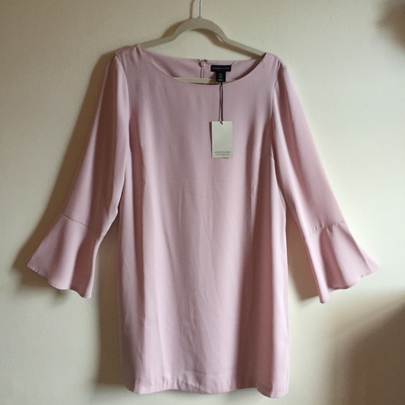 Adrienne Vittadini Dresses & Skirts - Adrienne Vittadini pink bell sleeve dress sz 8 NWT